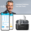Harmony RIC Digital Hearing Aids – Rechargeable, 16-Channel, Bluetooth App Control