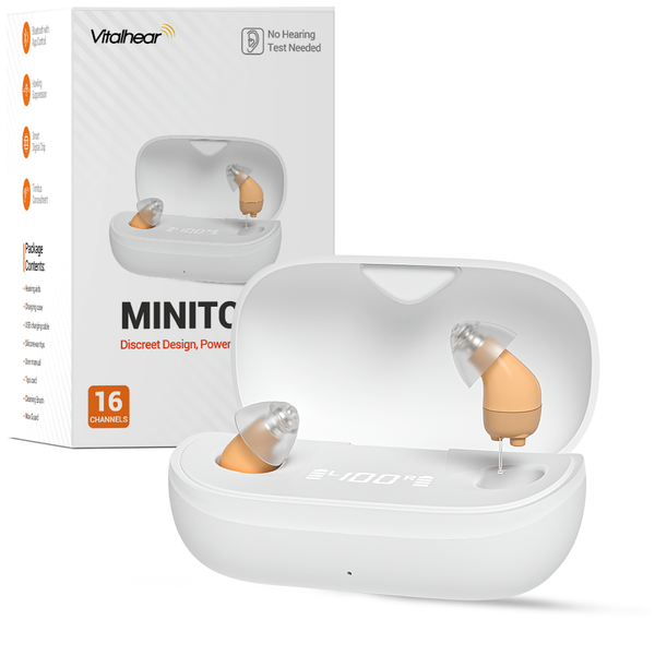 Minitone – Rechargeable CIC Hearing Aids